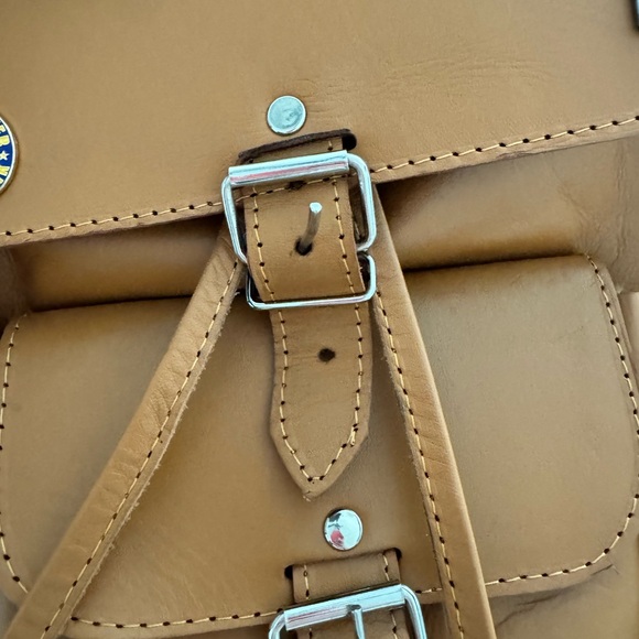 Leather hiking adventure backpack large size - Picture 5 of 16